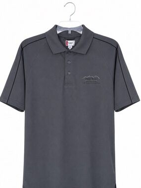 Clique Park Hills Country Club Golf Polo Mens Large Gray Dri Fit